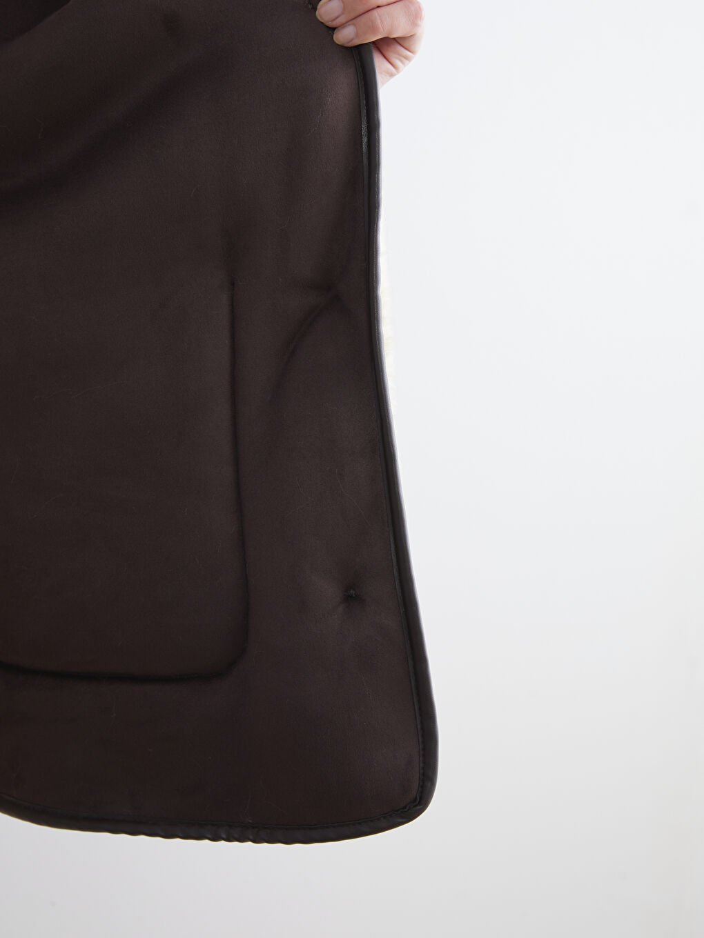 Collared Neck Women's Plush Coat-3