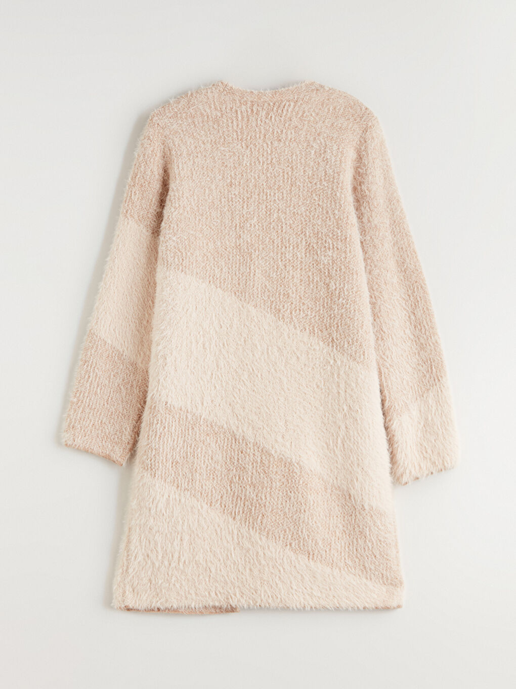 Shawl Collar Color Block Women's Knitwear Cardigan-7