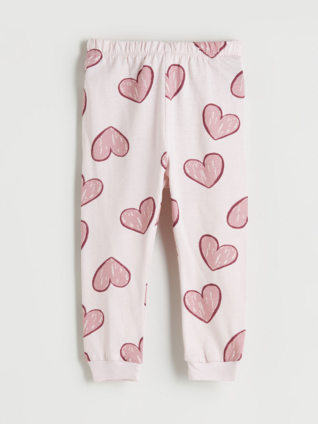 Heart Patterned Baby Girls' Pyjamas Set-4