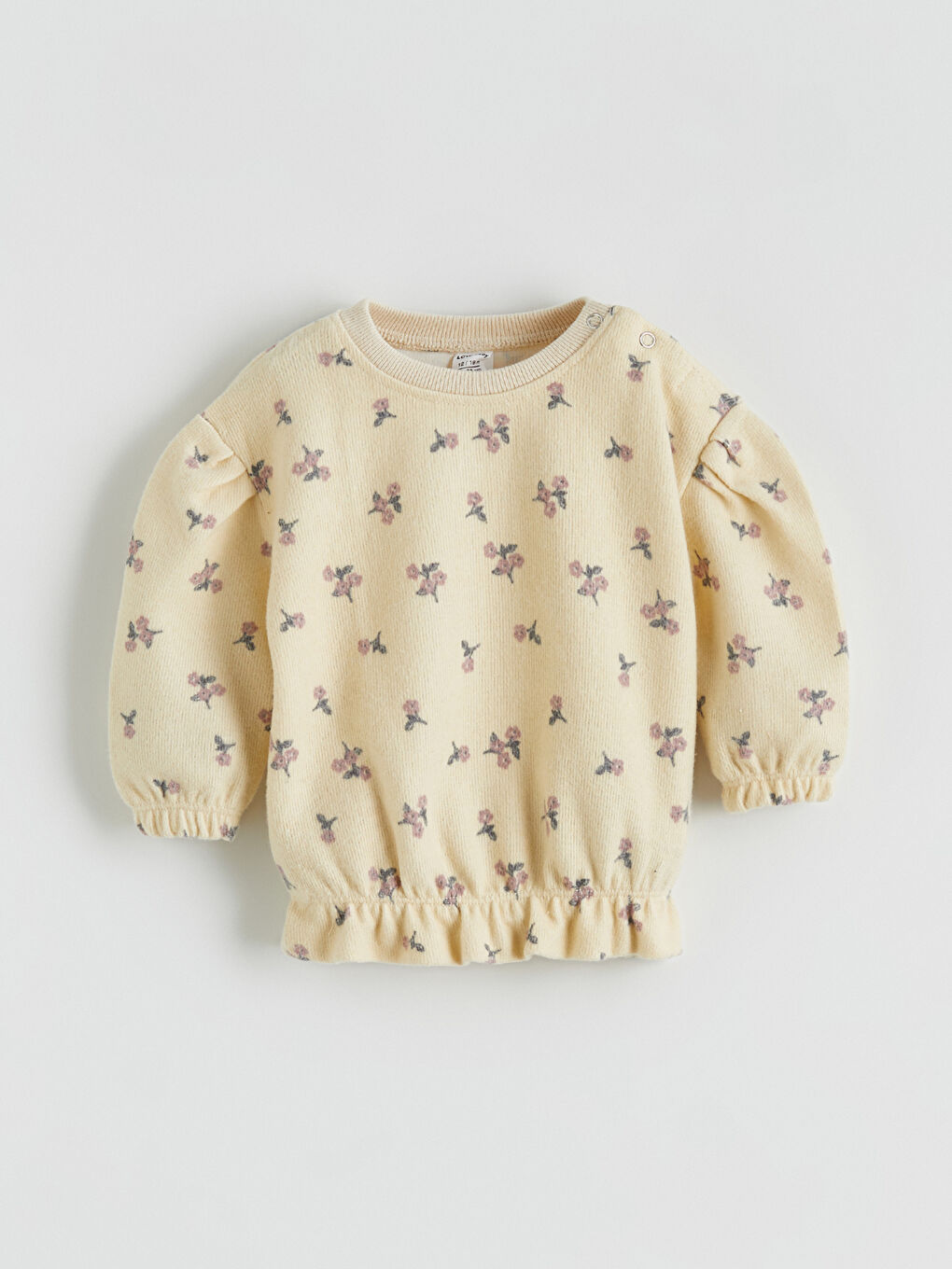 Crew Neck Floral Baby Girls Sweatshirt and Leggings 2 Pack-1