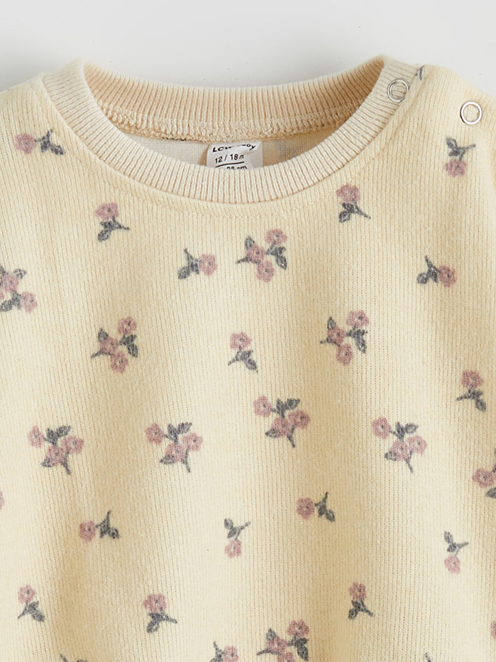 Crew Neck Floral Baby Girls Sweatshirt and Leggings 2 Pack-2