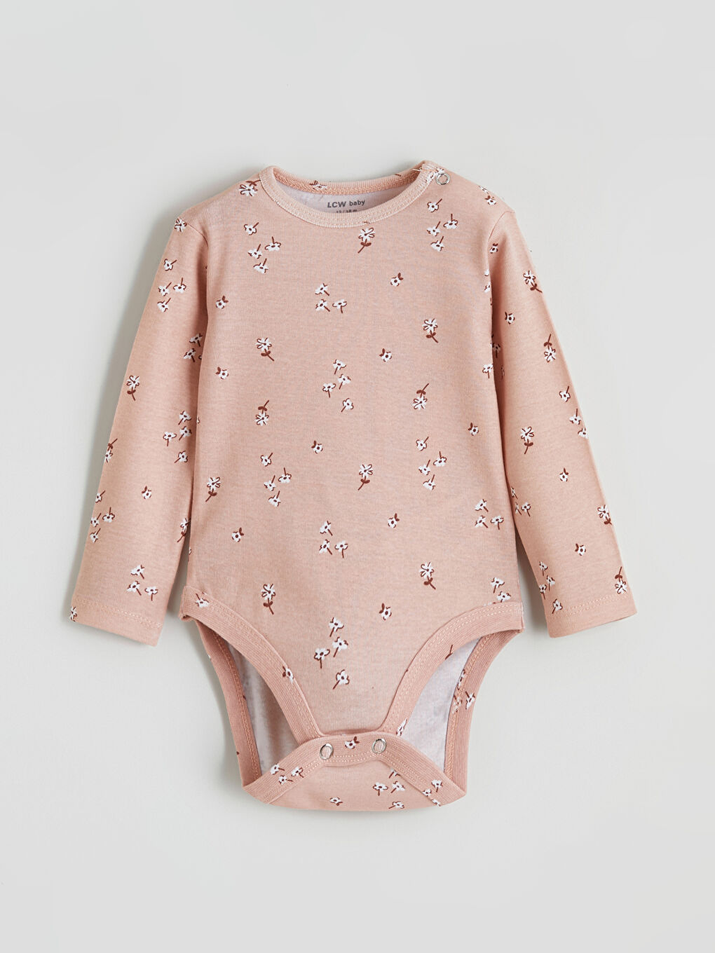 Flowered Baby Girls' Snap-Button Bodysuit 2 Pack-1