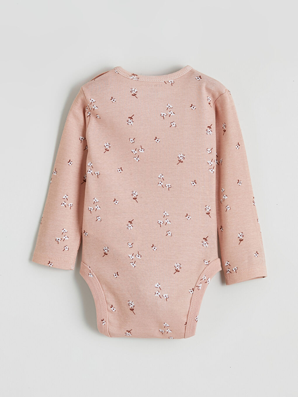 Flowered Baby Girls' Snap-Button Bodysuit 2 Pack-5