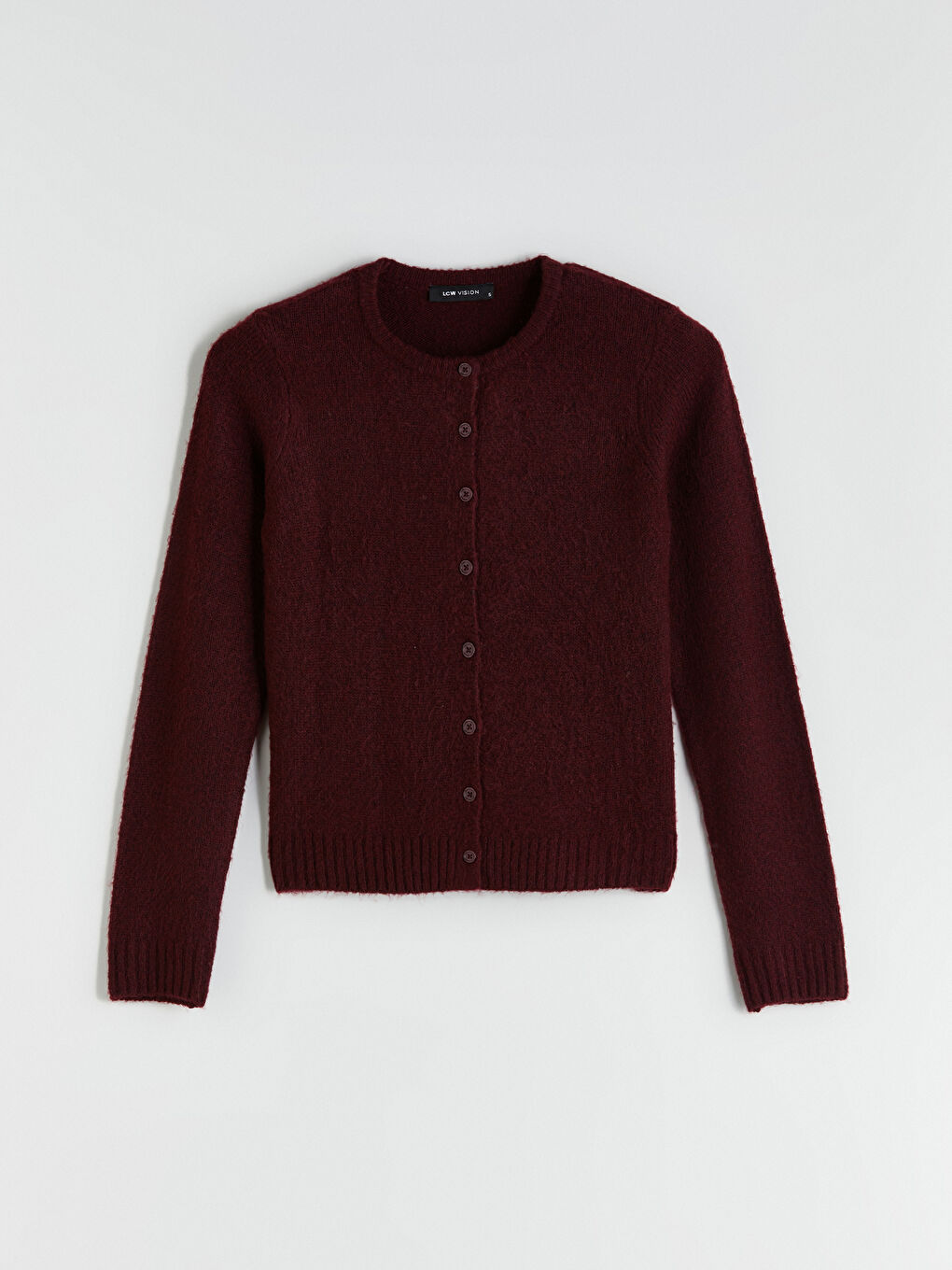 LCW Vision Crew Neck Women's Knitwear Cardigan -W5BM40Z8-R3J