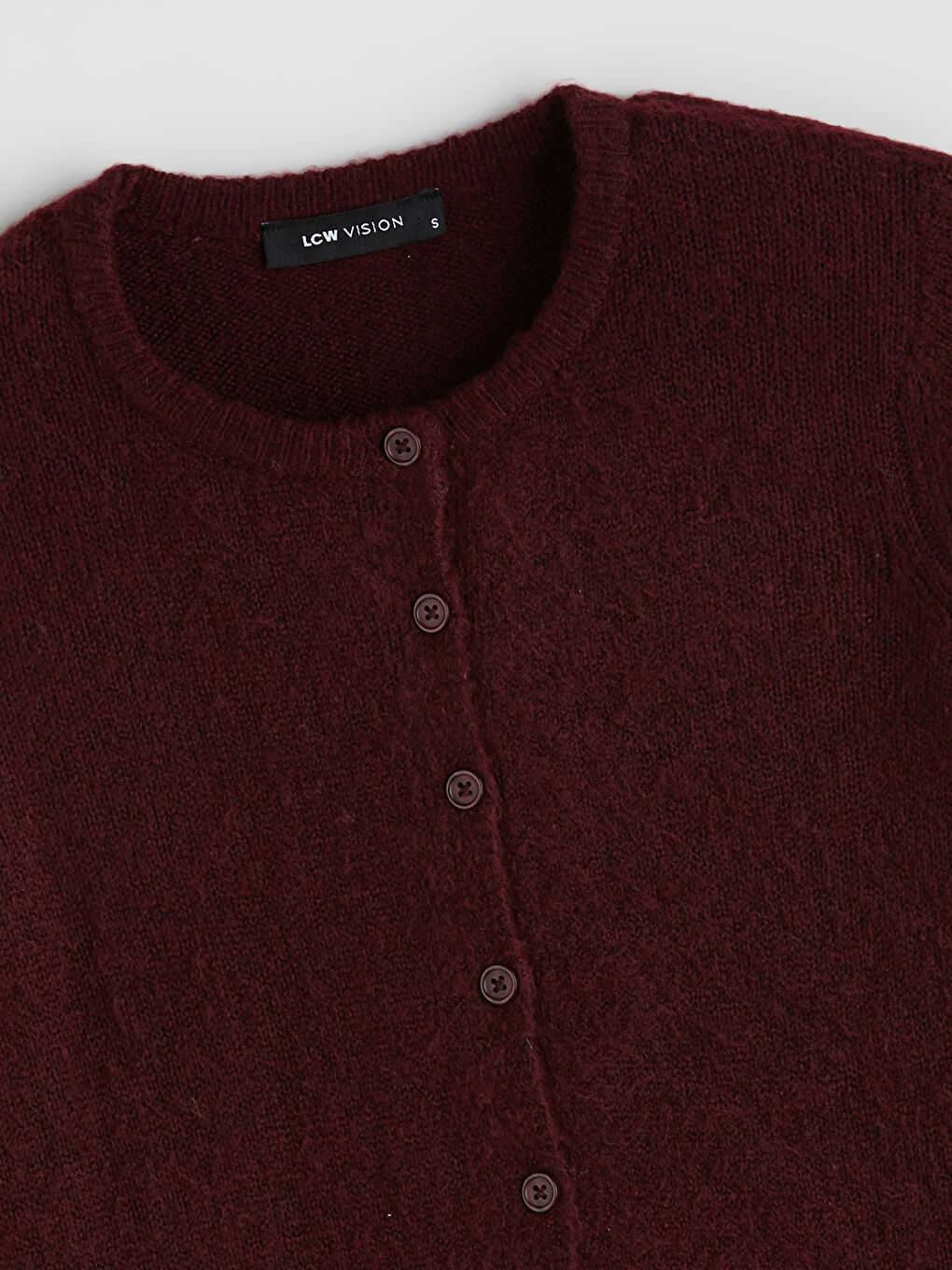 LCW Vision Crew Neck Women's Knitwear Cardigan -W5BM40Z8-R3J