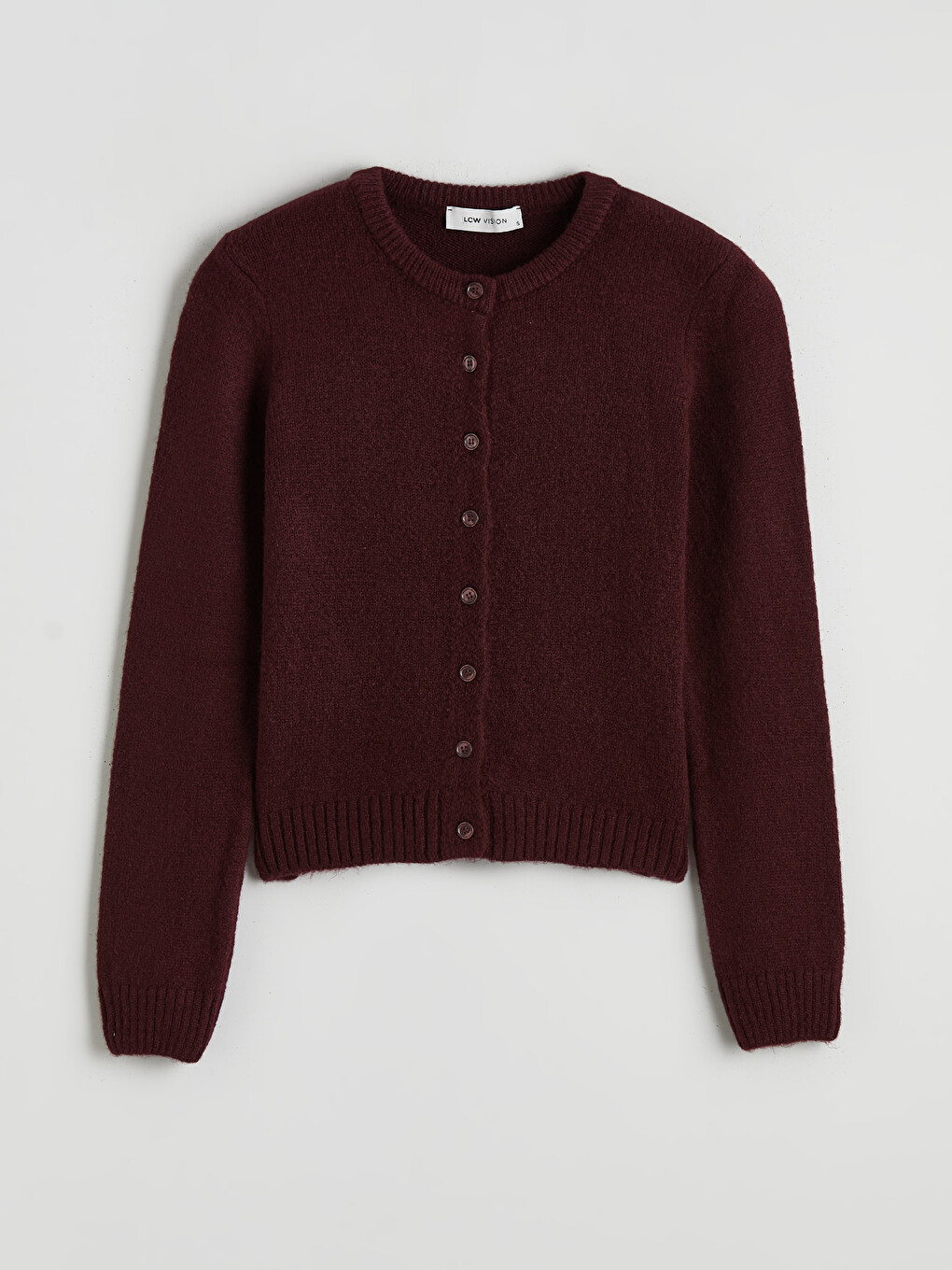 Crew Neck Women's Knitwear Cardigan-4