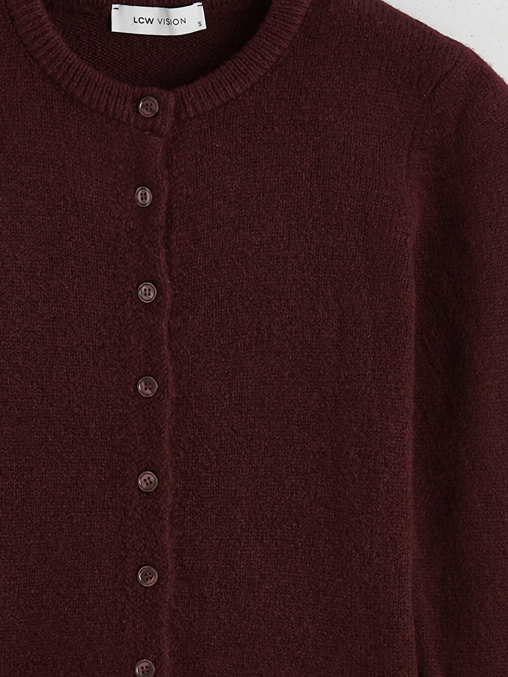 Crew Neck Women's Knitwear Cardigan-5