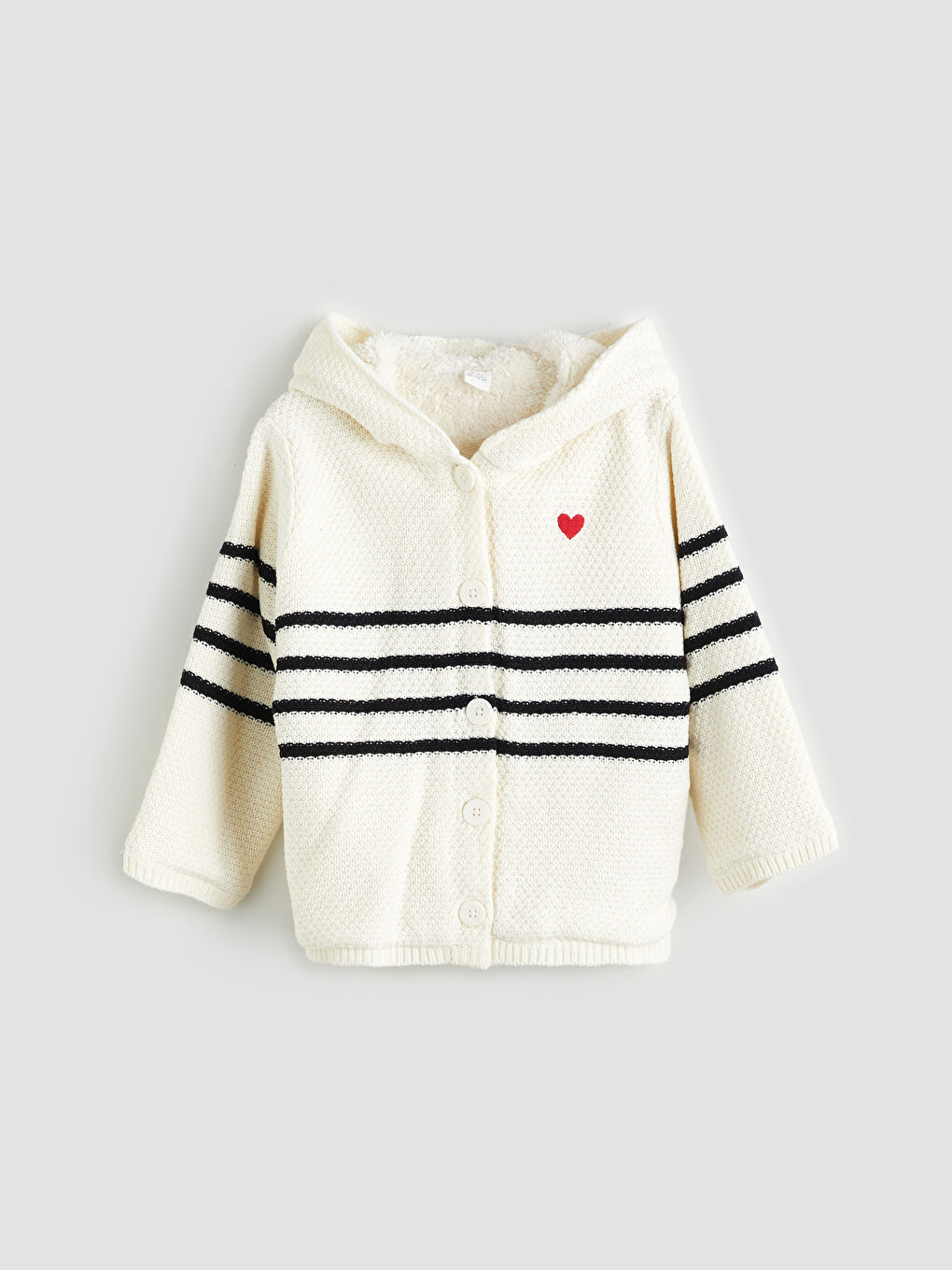 LCW Kids Girl's Hooded Cardigan -W5BM43Z1-LEG