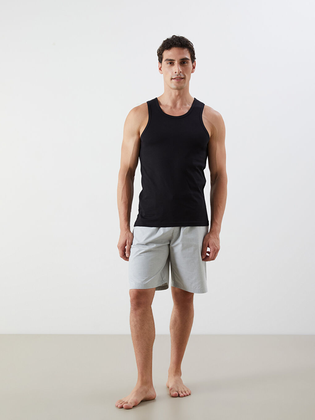 LC WAIKIKI Man BLACK Vest -W5BM45Z8-CVL