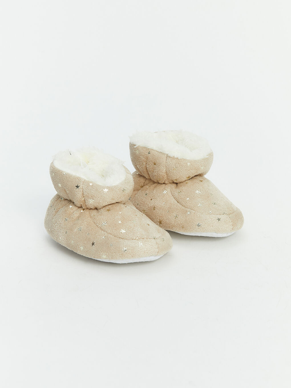 Baby Girl BEIGE Slipper Boots
