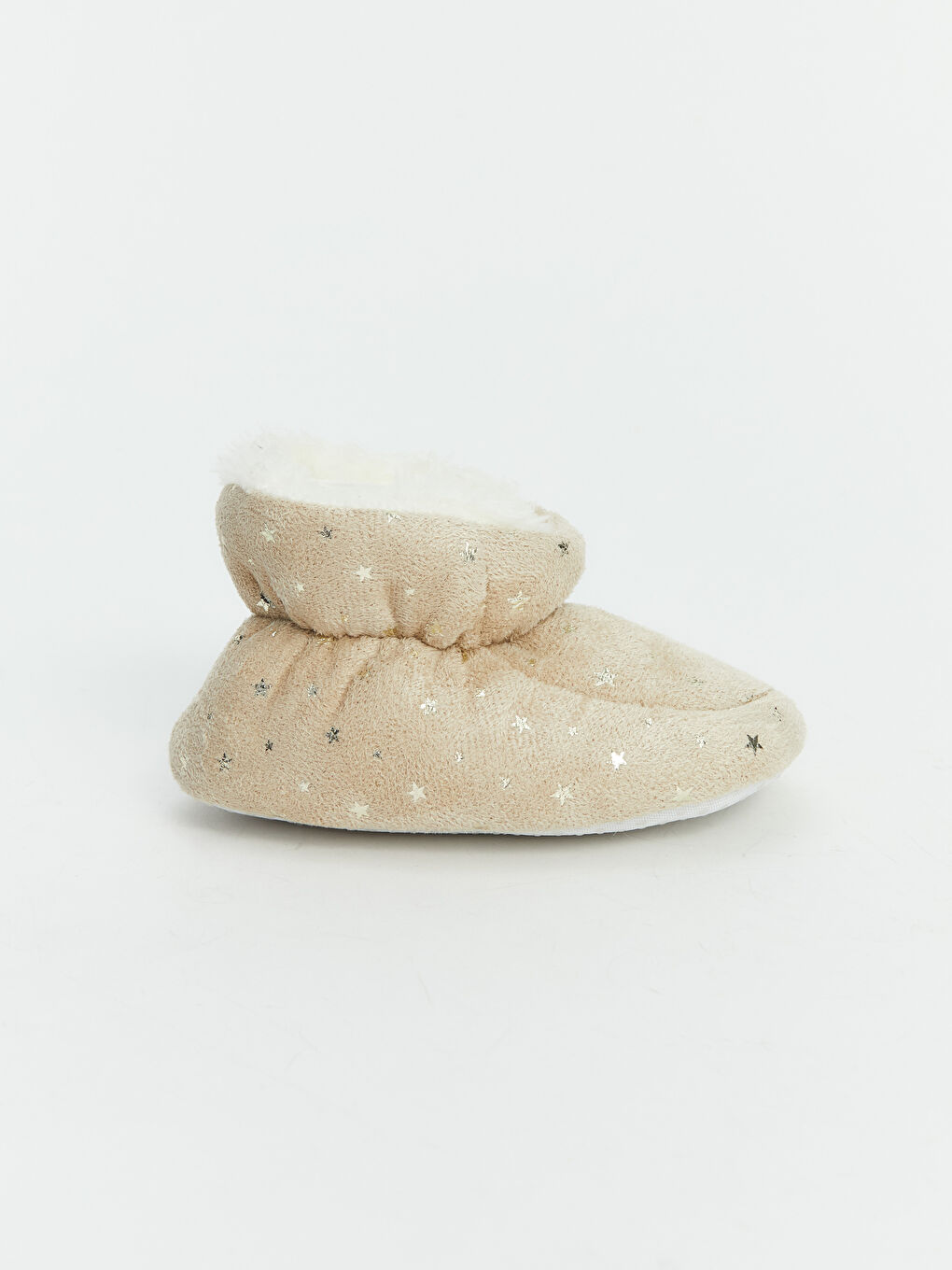 Baby Girl BEIGE Slipper Boots-2