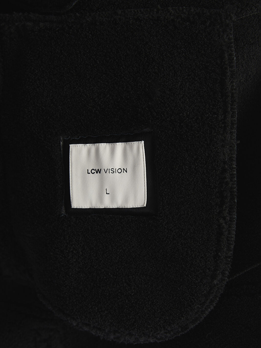 Ерлерге арналған тар пішім жүн жағалы былғарыға ұқсас күртке-3