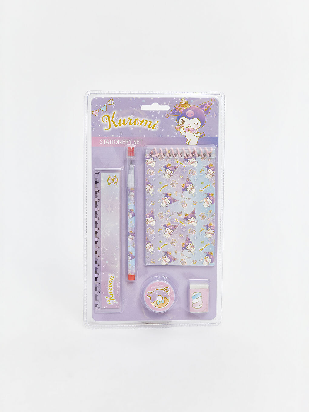 LCW ACCESSORIES Kuromi Printed Girls' Stationery Set -W5BM65Z4-M0T