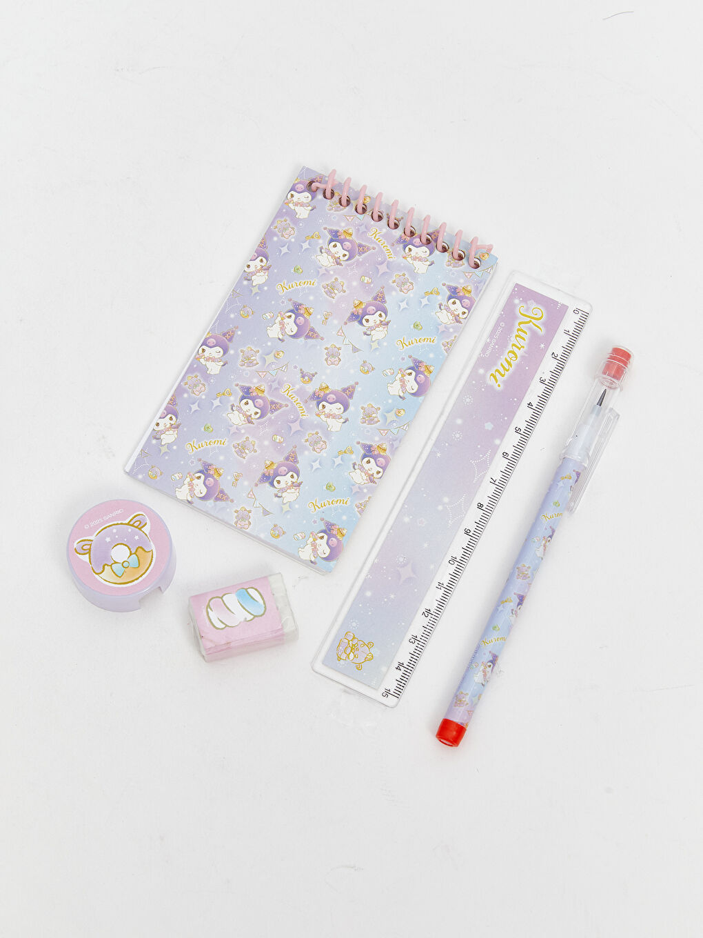 LCW ACCESSORIES Kuromi Printed Girls' Stationery Set -W5BM65Z4-M0T