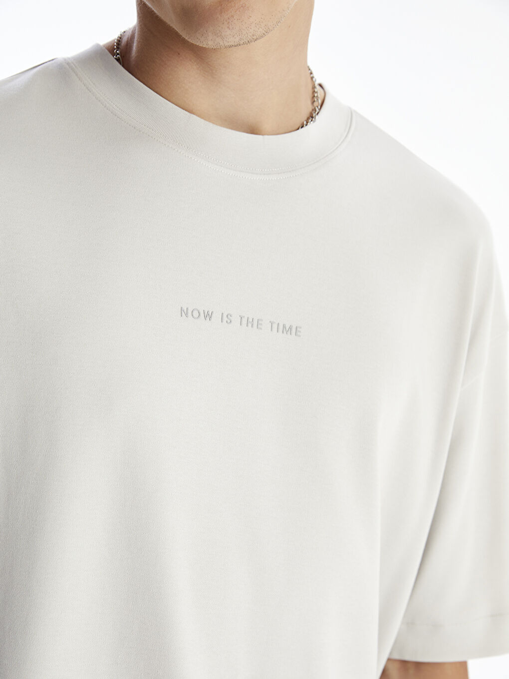 T-shirt Imprimé pour Hommes à Col Rond-2