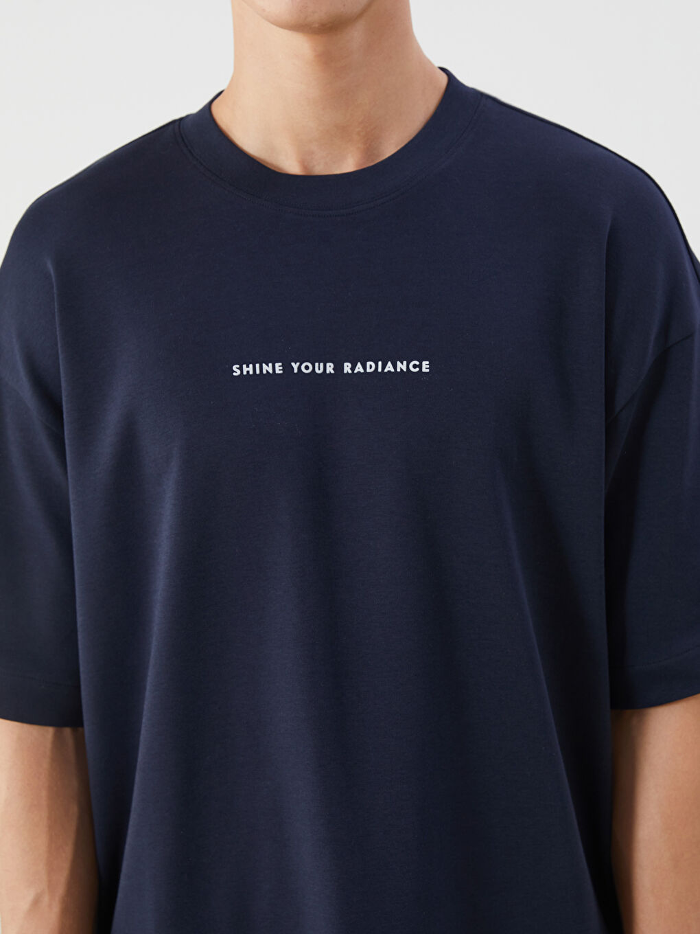 T-shirt Imprimé pour Hommes à Col Rond-2