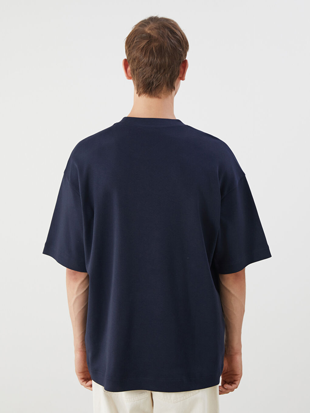 T-shirt Imprimé pour Hommes à Col Rond-3