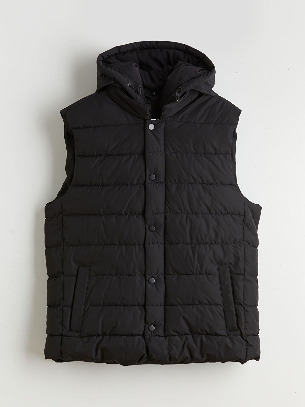 Тар пішім биік жағалы ерлерге арналған жилет-6