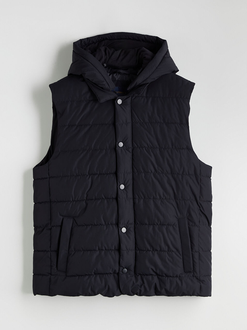 Slim Fit Funnel Neck Men's Vest