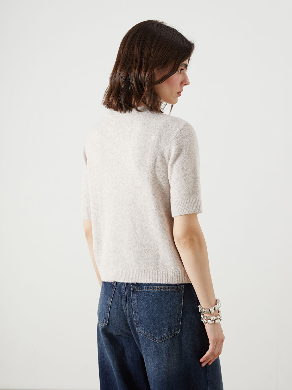 LCW Vision Crew Neck Women's Knitwear Sweater -W5BN44Z8-D2Y