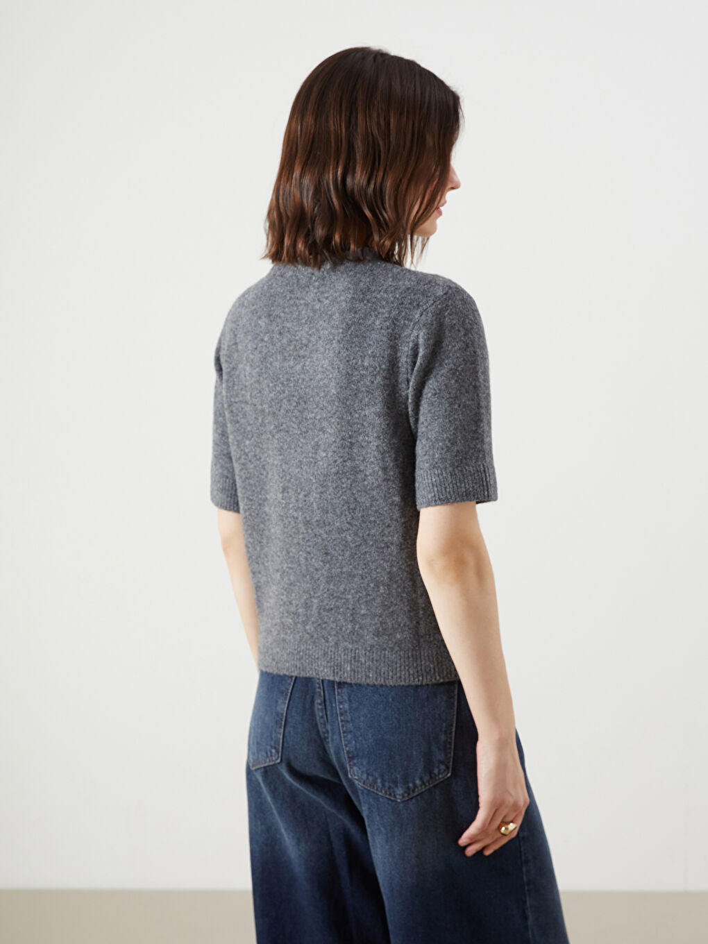 LCW Vision Crew Neck Women's Knitwear Sweater -W5BN44Z8-D3A