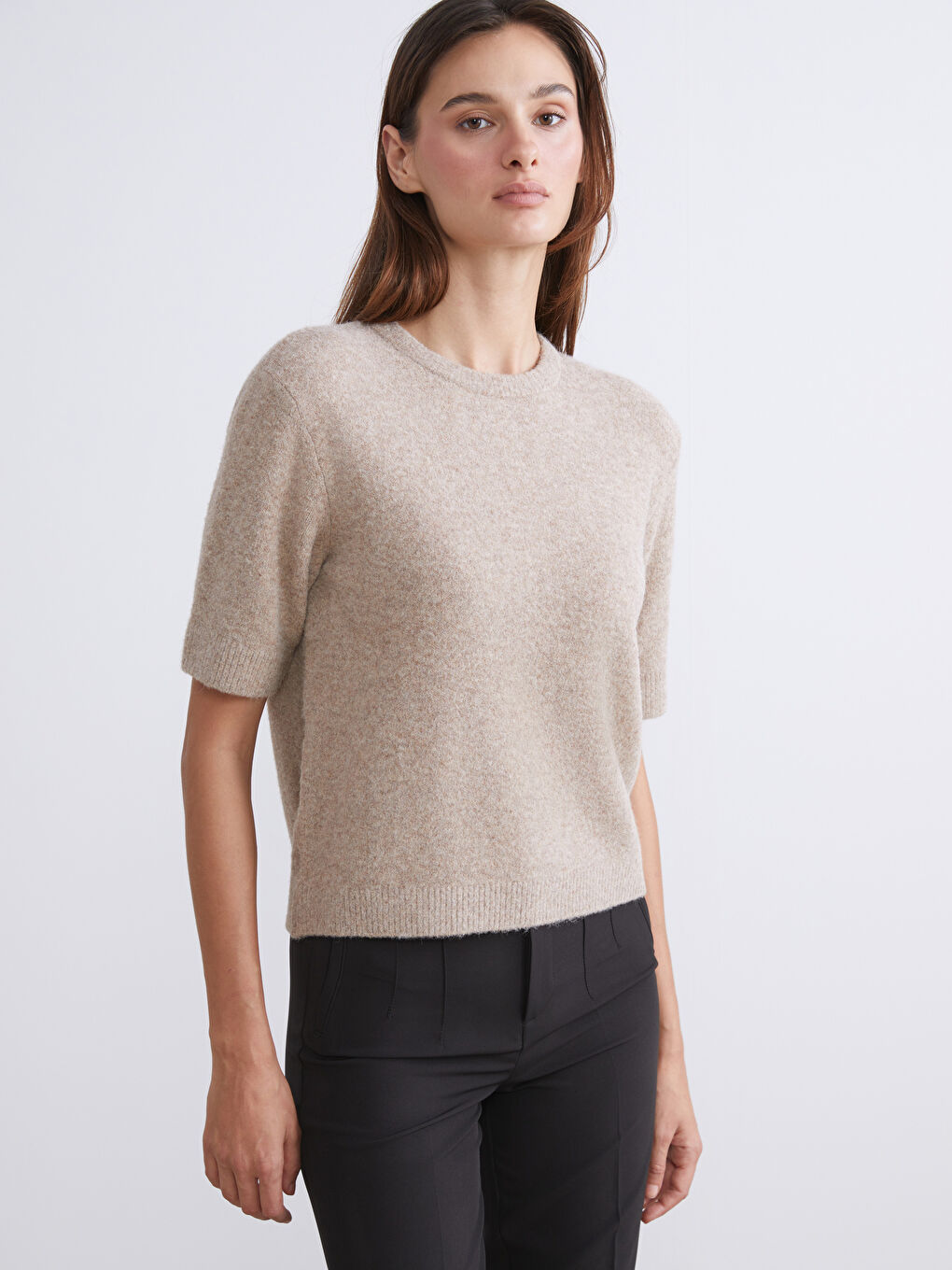 LCW Vision Crew Neck Women's Knitwear Sweater -W5BN44Z8-D3G