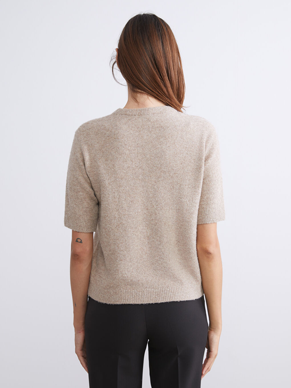 LCW Vision Crew Neck Women's Knitwear Sweater -W5BN44Z8-D3G