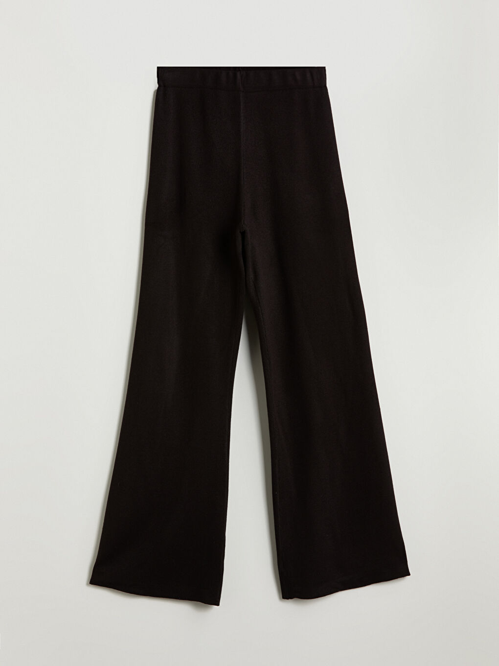 LCW Vision Elasticated Waist Wide Leg Women's Knitwear Trousers -W5BN50Z8-CVL