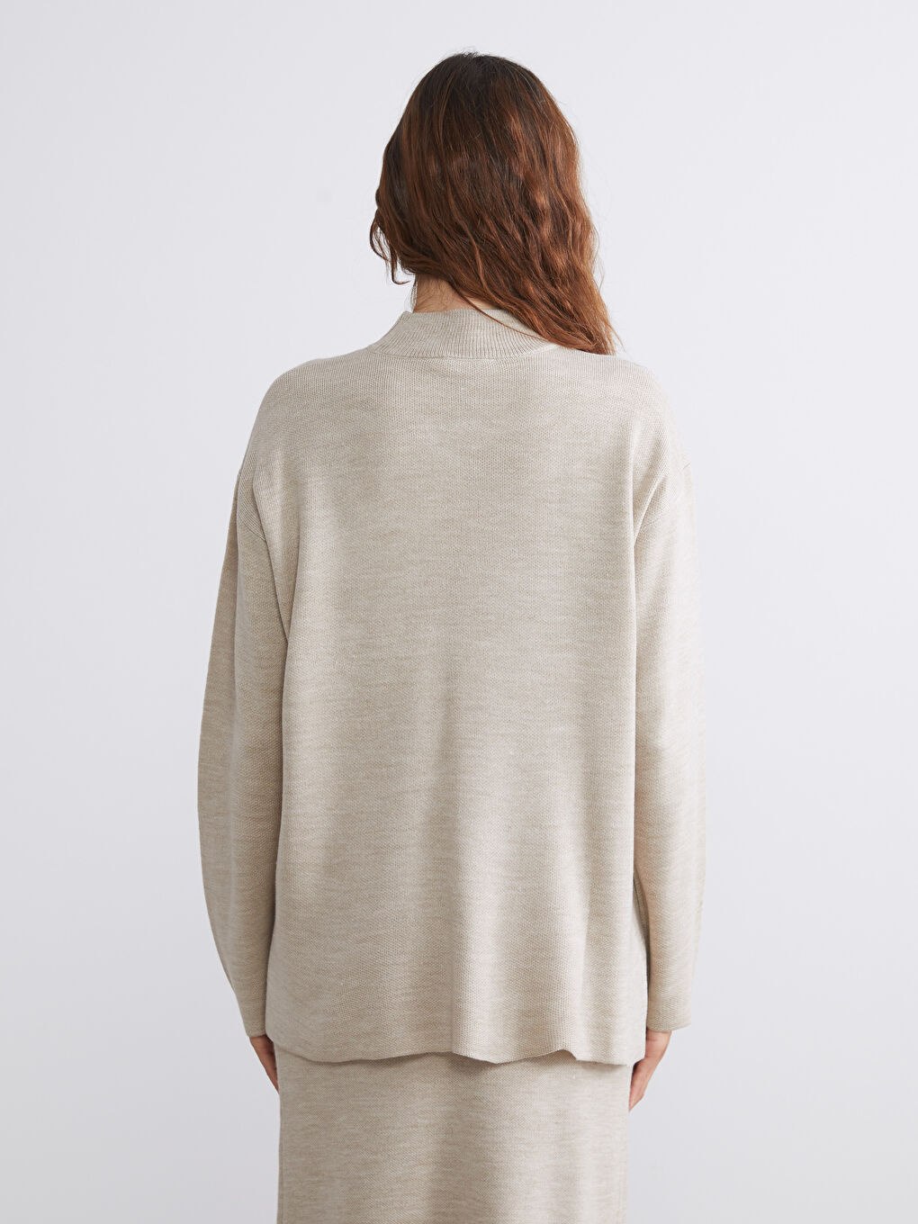 Half Turtleneck Women's Knitwear Sweater-3