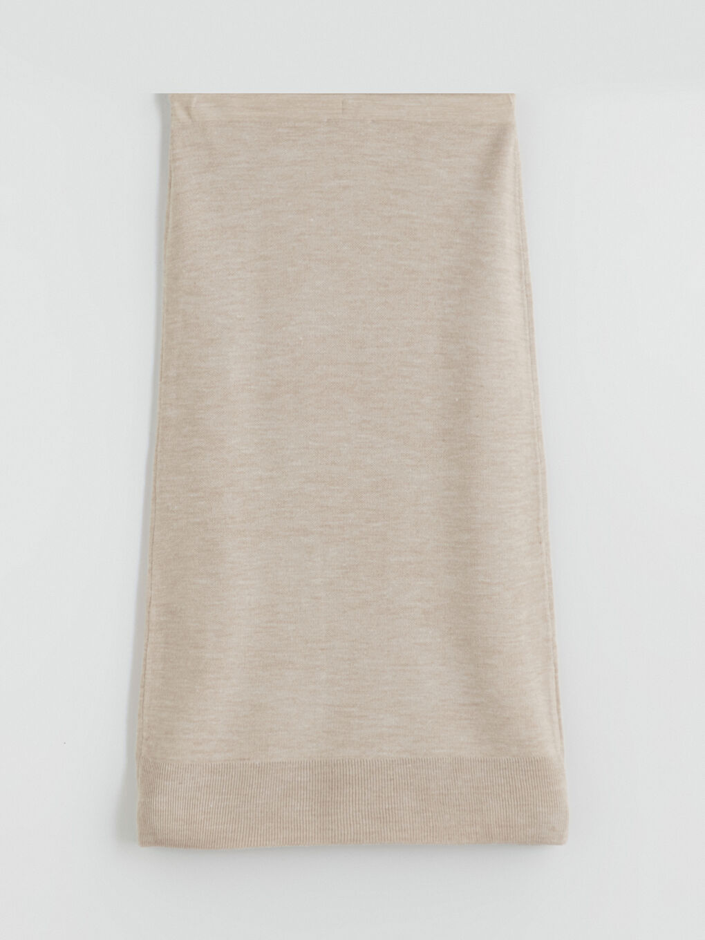 Elastic Waist Knitwear Skirt-5