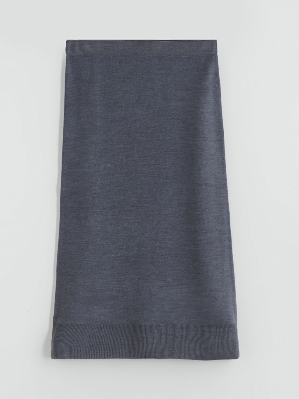 Elastic Waist Knitwear Skirt-4