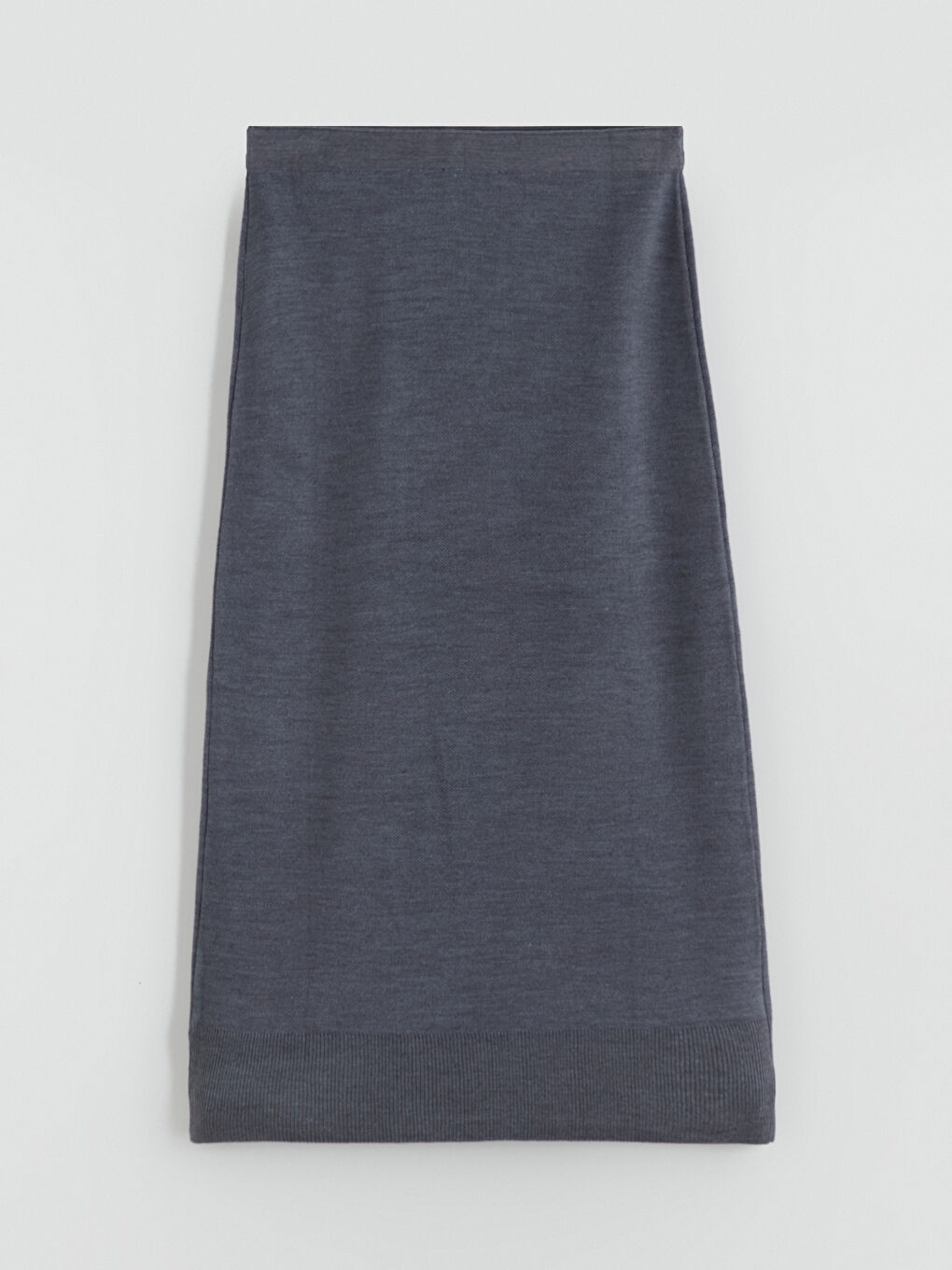 Elastic Waist Knitwear Skirt-5