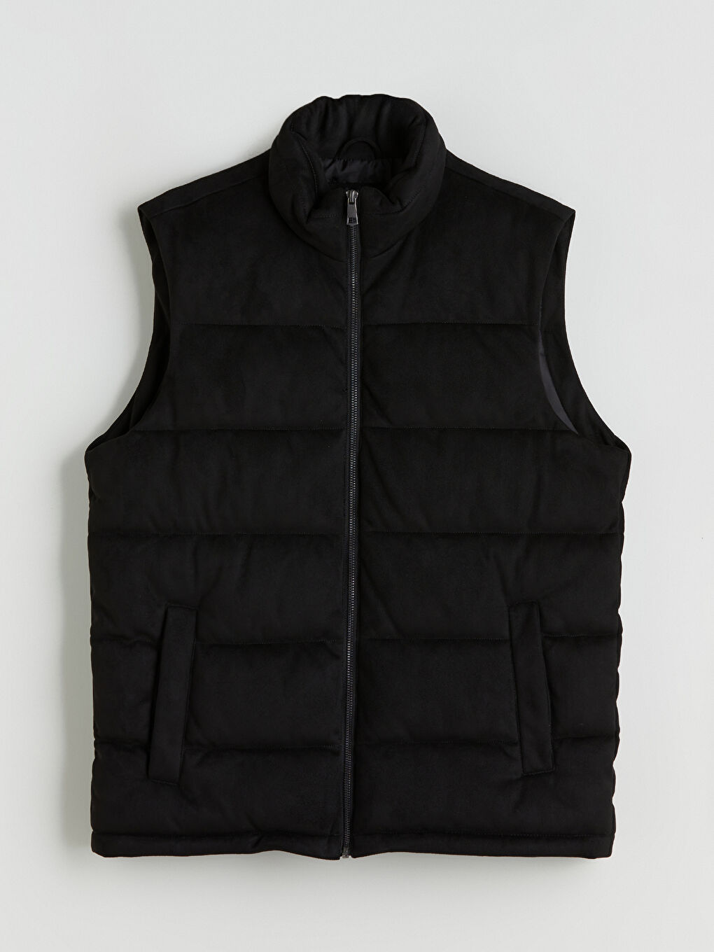Standard Fit Funnel Neck Men's Puffer Gilet-5