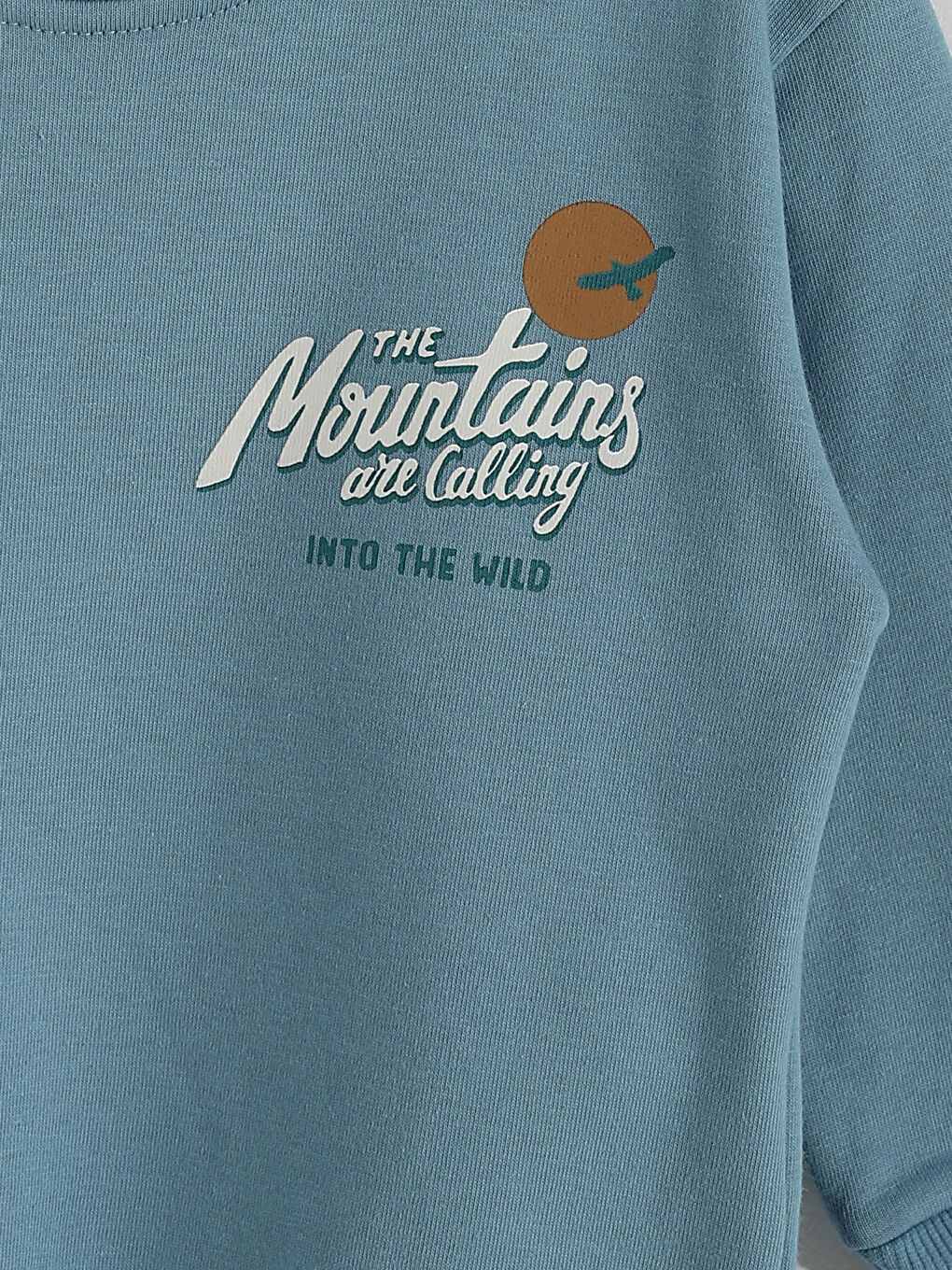 Crew Neck Boys' Sweatshirt-3