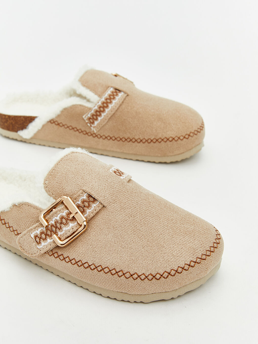 Suede-Look Women's Home Slippers-2