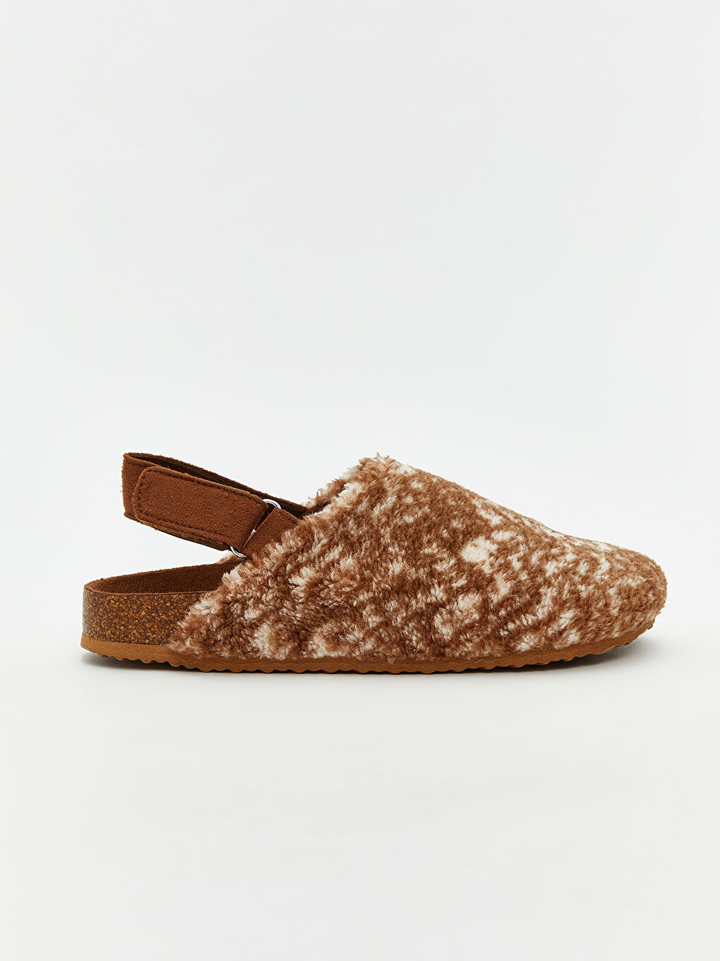 Patterned Plush Women's Home Slippers-1