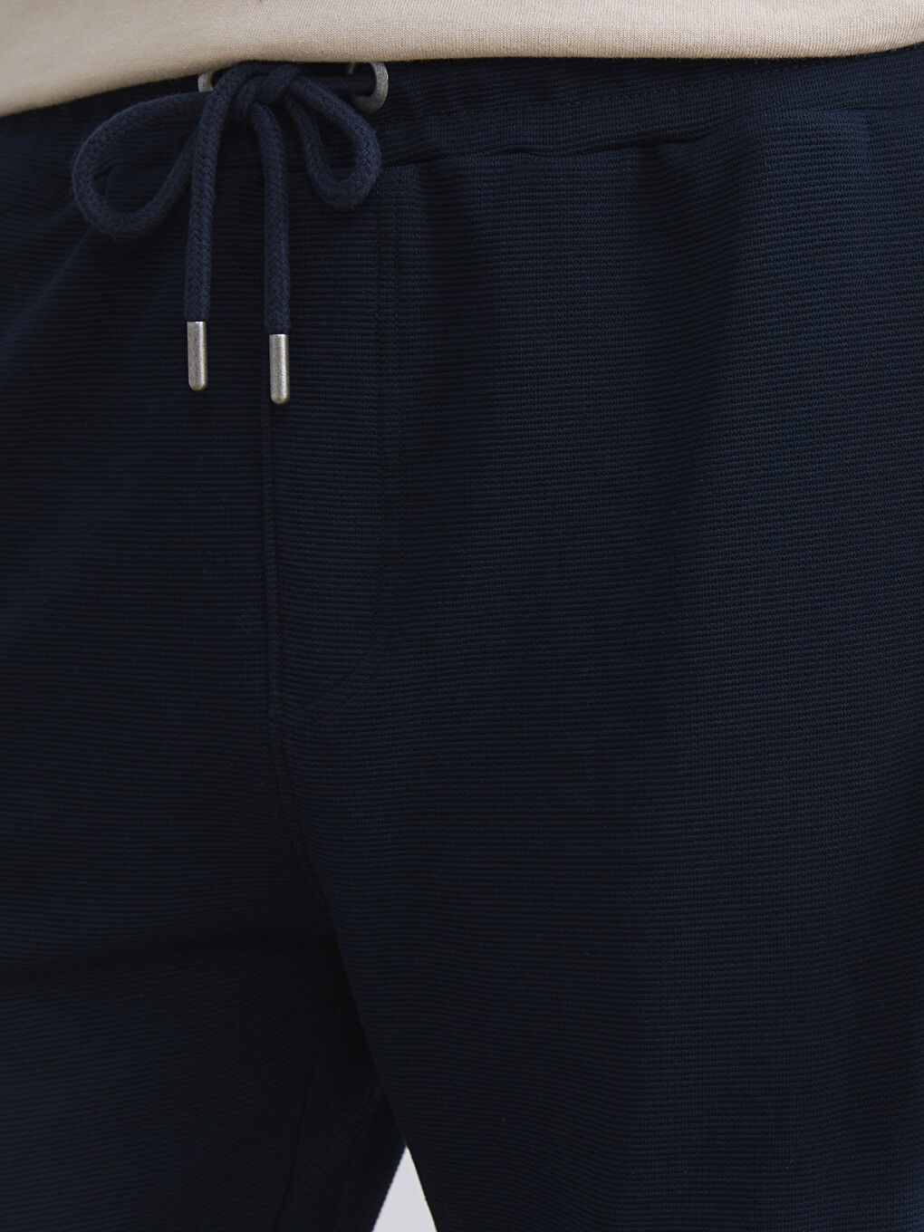 Lacivert Standart Kalıp Erkek Eşofman Altı-5