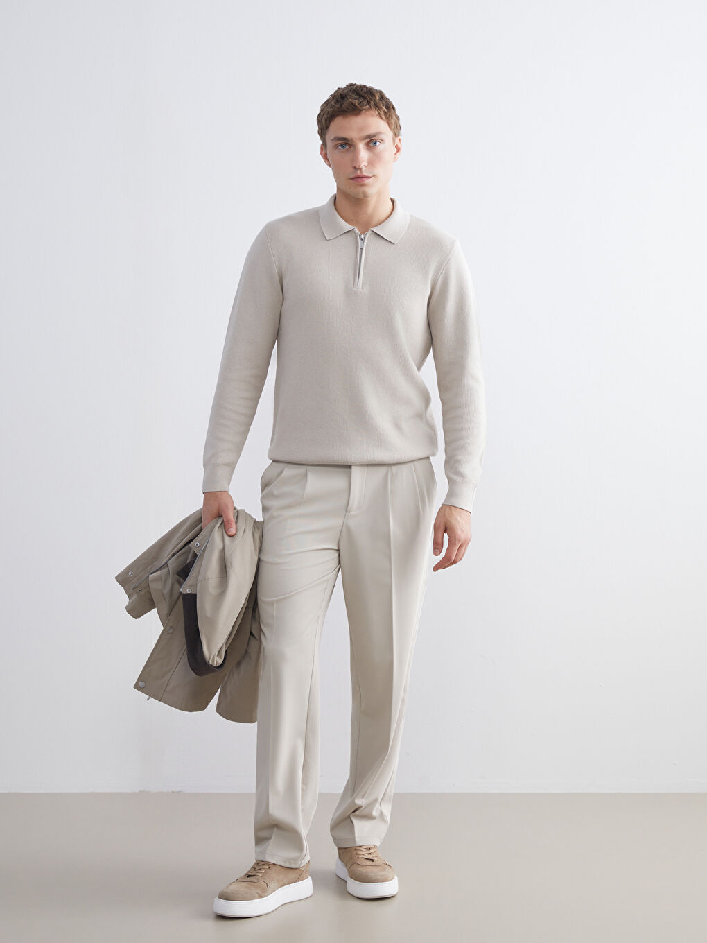Man BEIGE Sweater-1