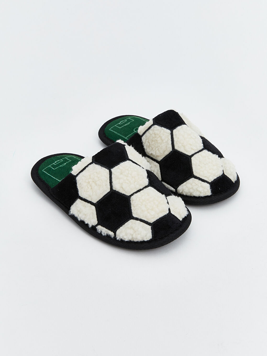 Football Figurine Baby Boys' Plush Home Slippers