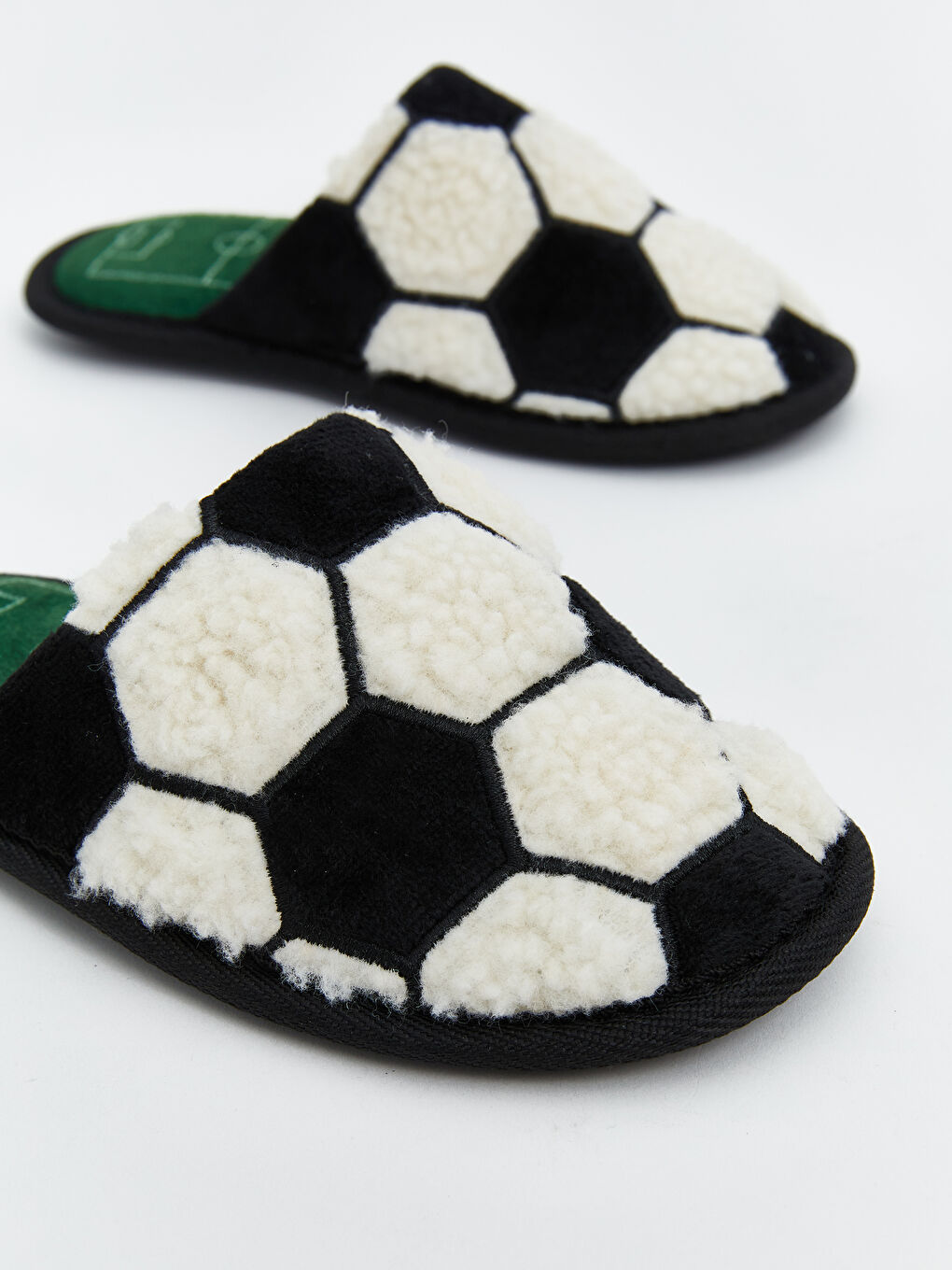 Football Figurine Baby Boys' Plush Home Slippers-2