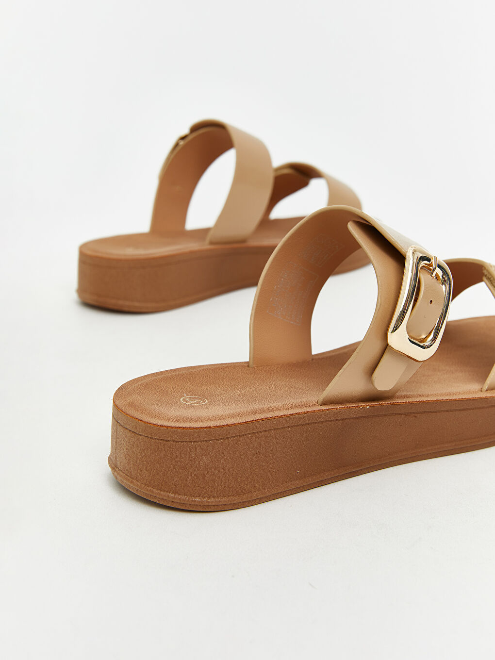 LCW STEPS Double Strap Women's Sliders -W5BO32Z8-EYM