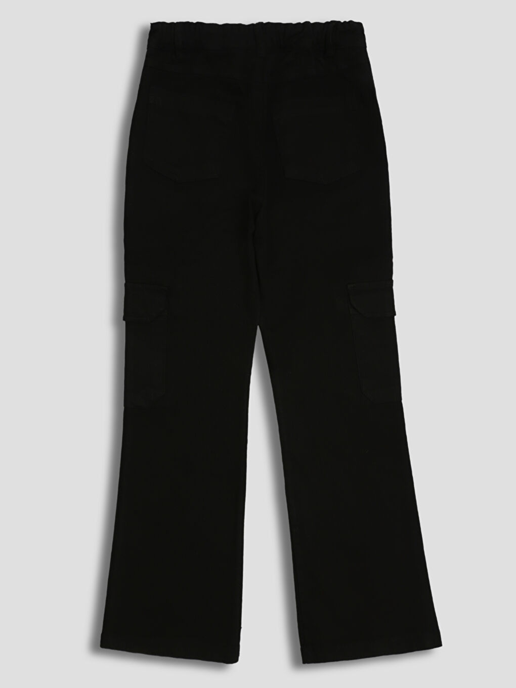 Girls' Cargo Trousers with Adjustable Elastic Waist-1