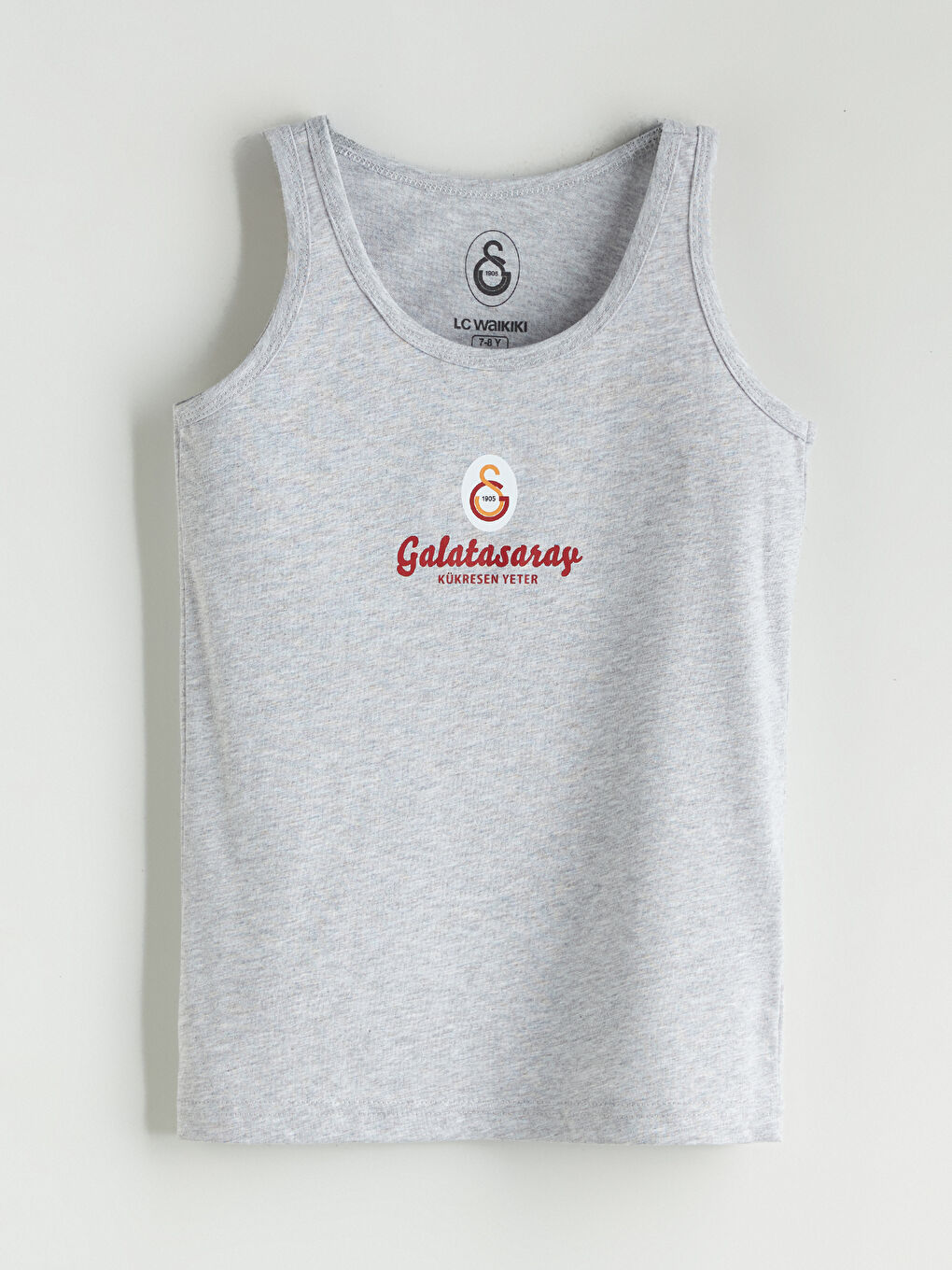 Kırmızı Bisiklet Yaka Galatasaray Baskılı Erkek Çocuk Atlet 2'li-4