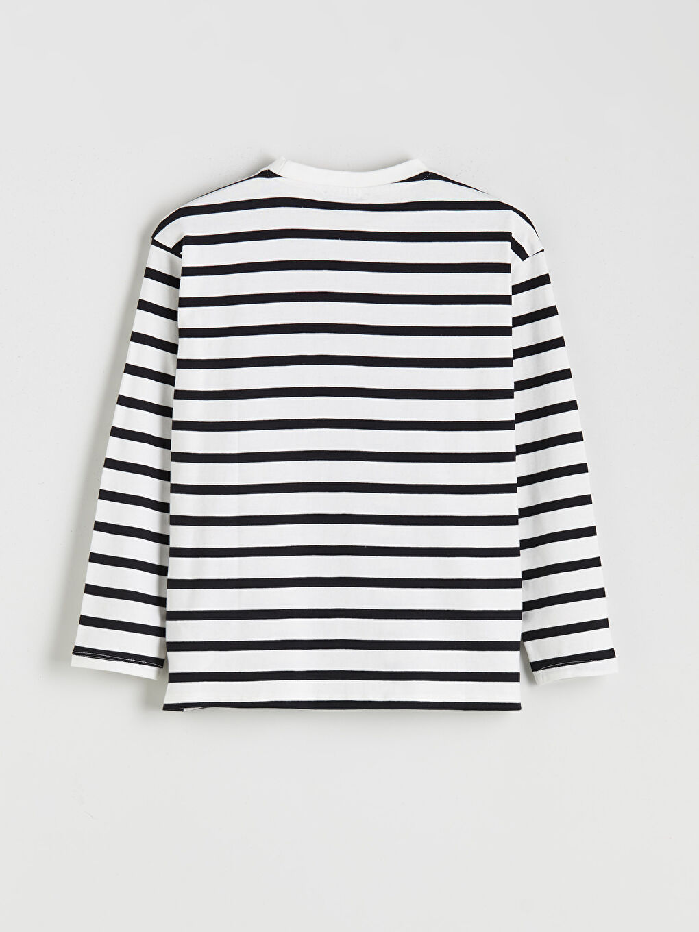Crew Neck Striped Women's T-Shirt-5