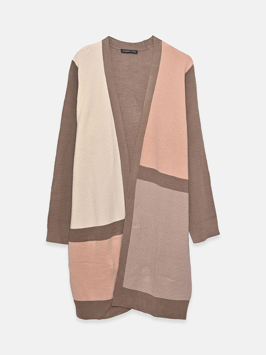 Pattern Thick Long Sleeve Cardigan Sweater