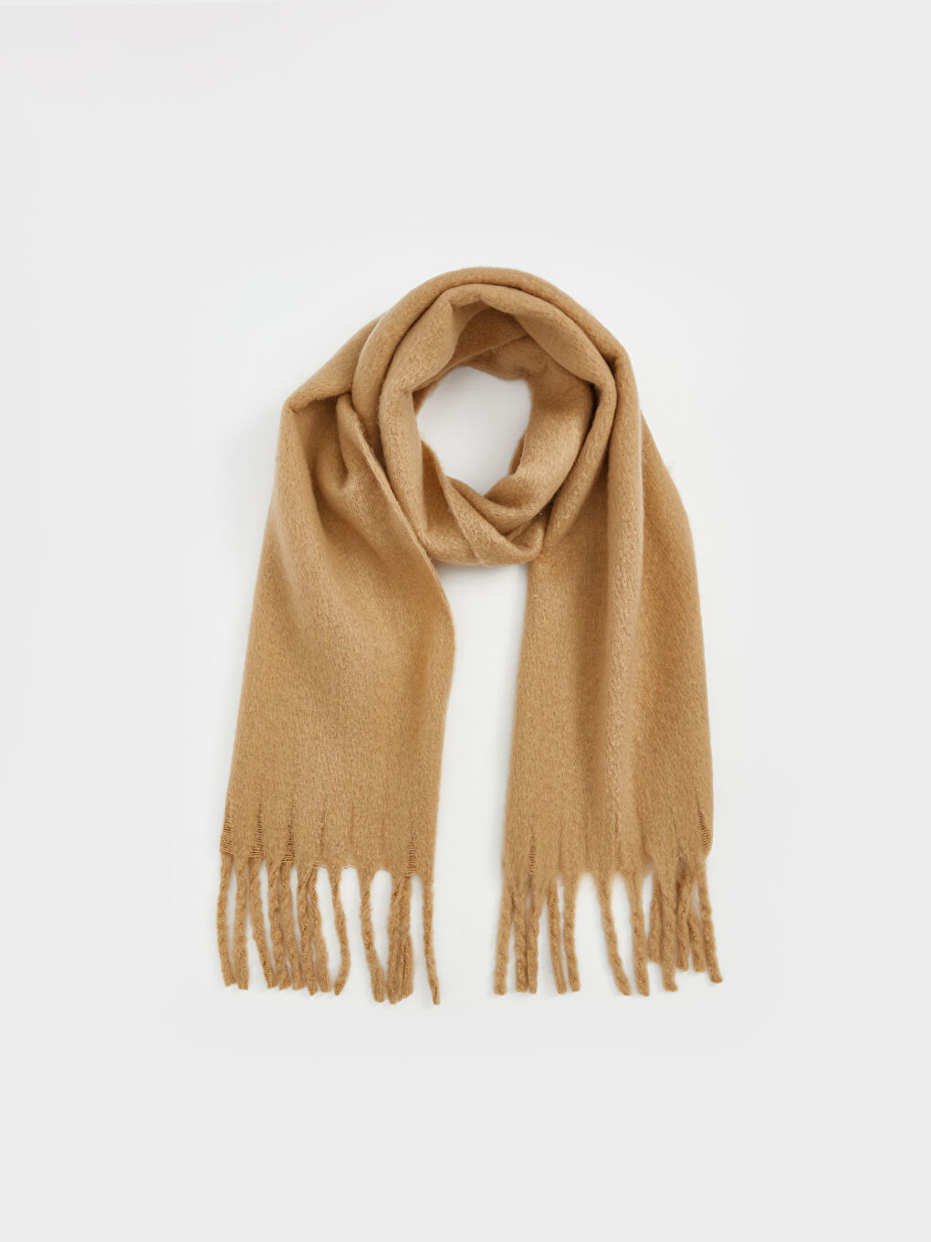 Plain Tasseled Women's Scarf