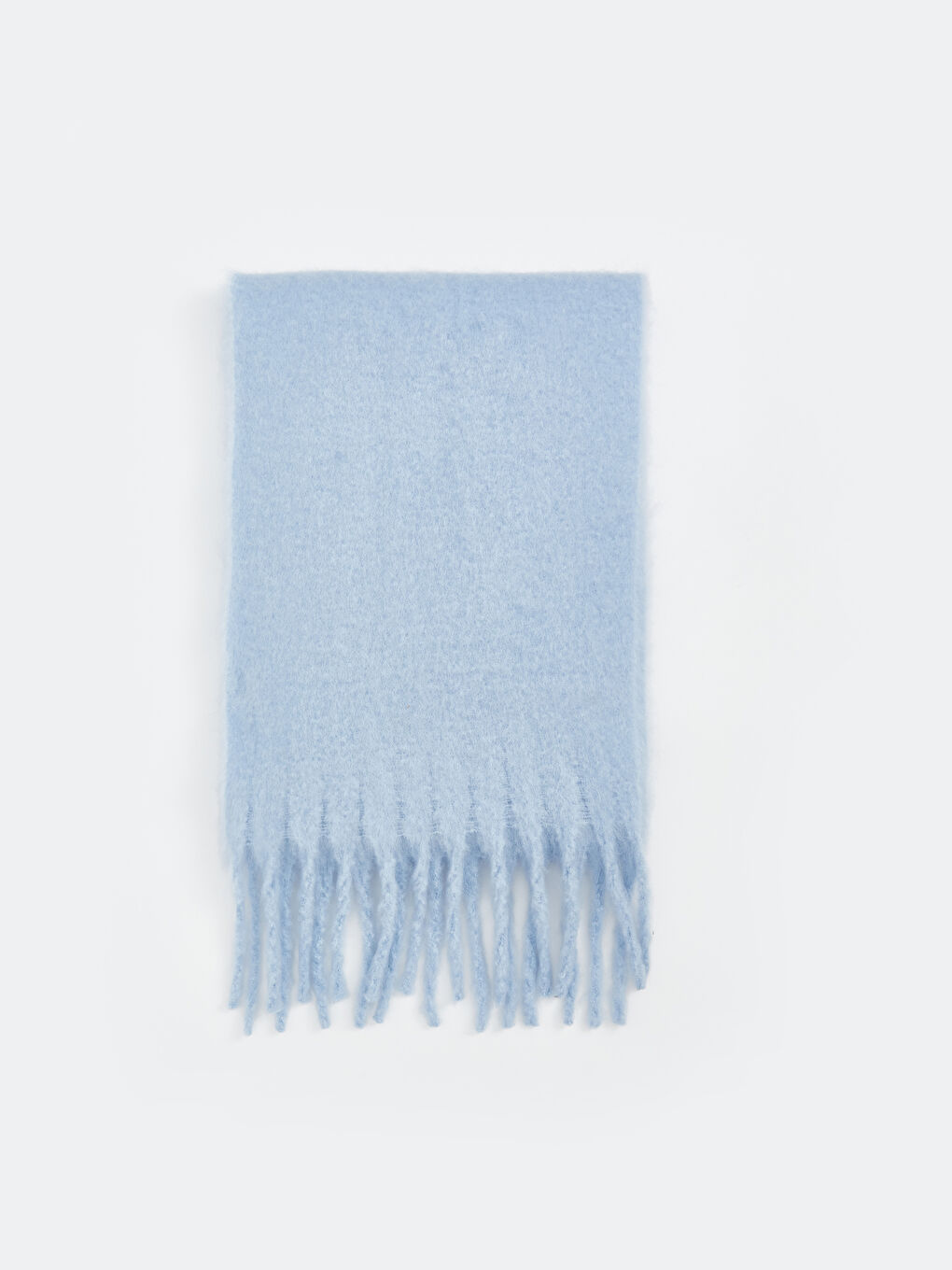 Plain Tasseled Women's Scarf-1