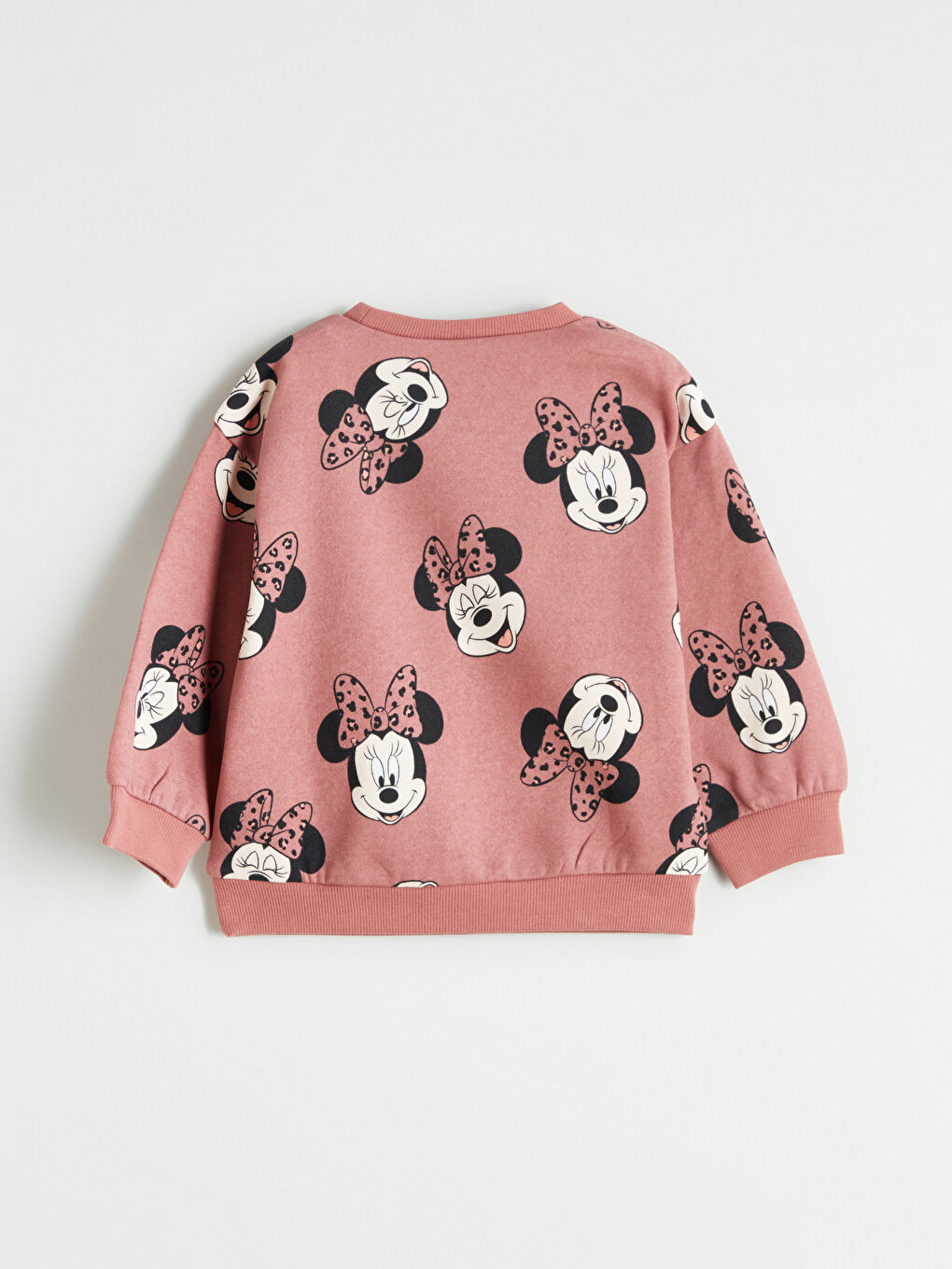 Minnie Mouse Printed Girls' Sweatshirt And Leggings 2-Piece Set-3