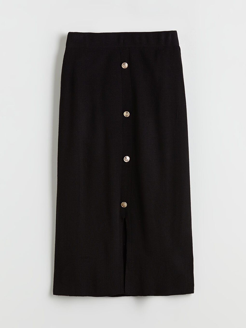 Elastic Waist Knitwear Skirt-4