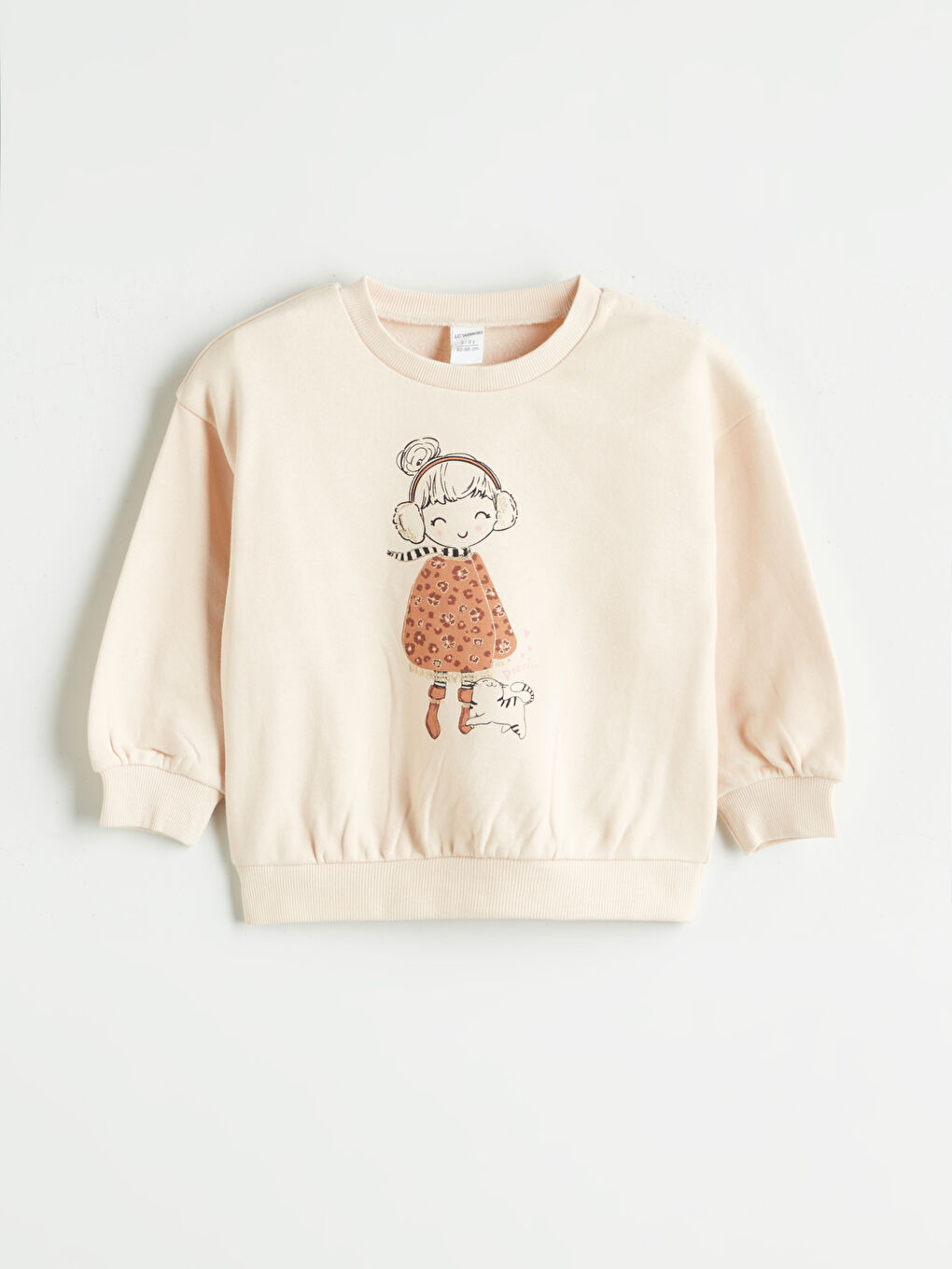Crew Neck Girls' Sweatshirt 2 Pack-1
